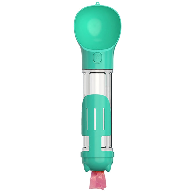 3 en 1 fuente de agua para perros al aire libre a prueba de fugas botella de bebida portátil para mascotas, 300ml, 300ml+Food Box, 500ml, 500ml+Food Box