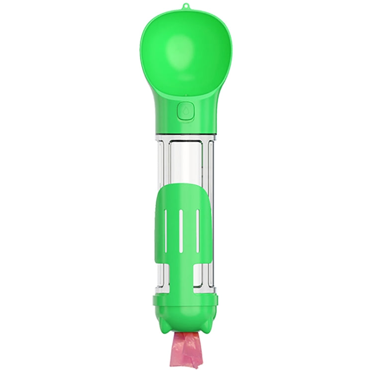 3 en 1 fuente de agua para perros al aire libre a prueba de fugas botella de bebida portátil para mascotas, 300ml, 300ml+Food Box, 500ml, 500ml+Food Box