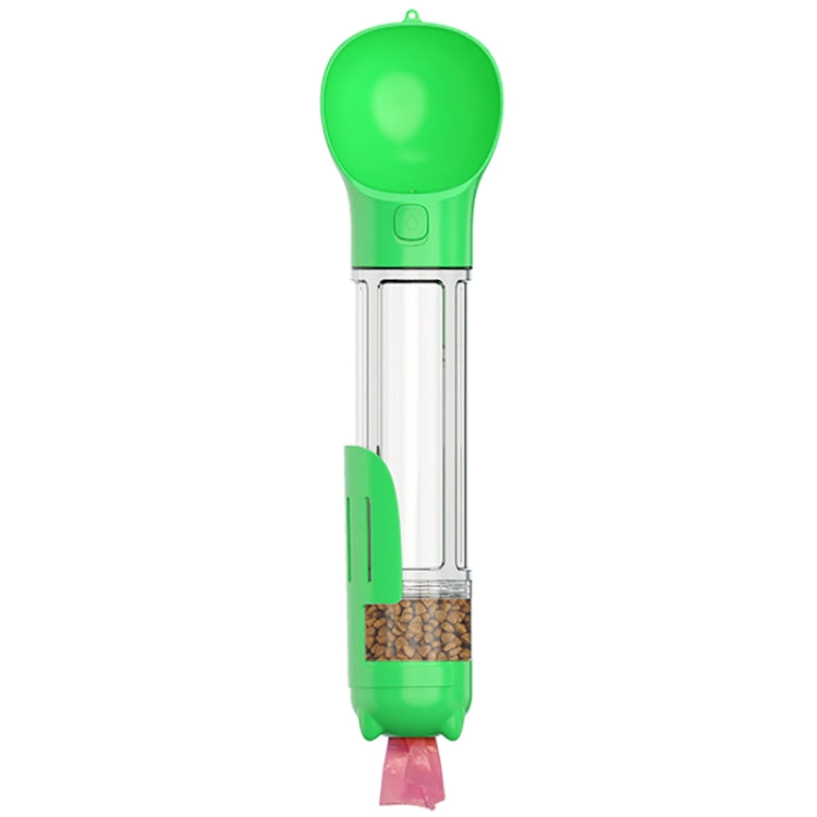 3 en 1 fuente de agua para perros al aire libre a prueba de fugas botella de bebida portátil para mascotas, 300ml, 300ml+Food Box, 500ml, 500ml+Food Box