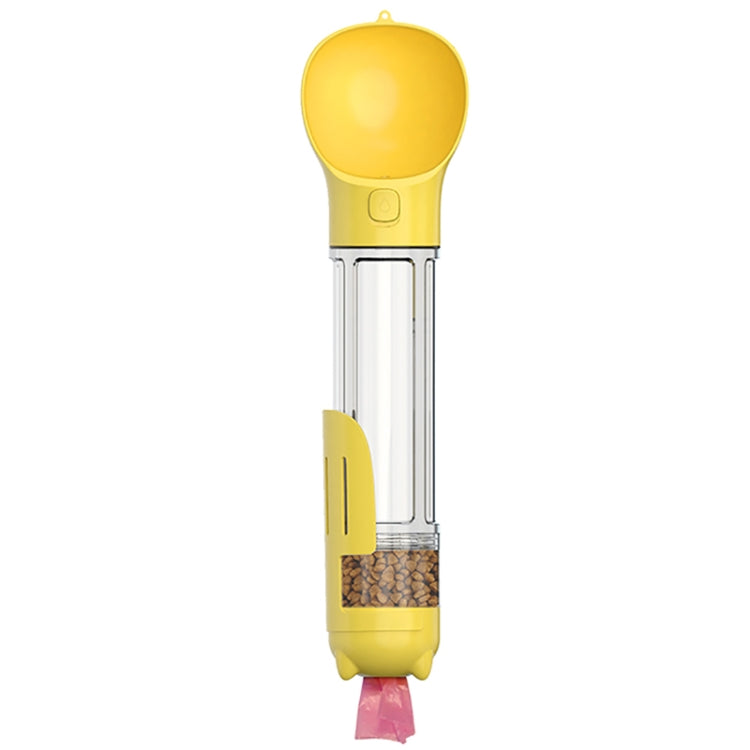 3 en 1 fuente de agua para perros al aire libre a prueba de fugas botella de bebida portátil para mascotas, 300ml, 300ml+Food Box, 500ml, 500ml+Food Box