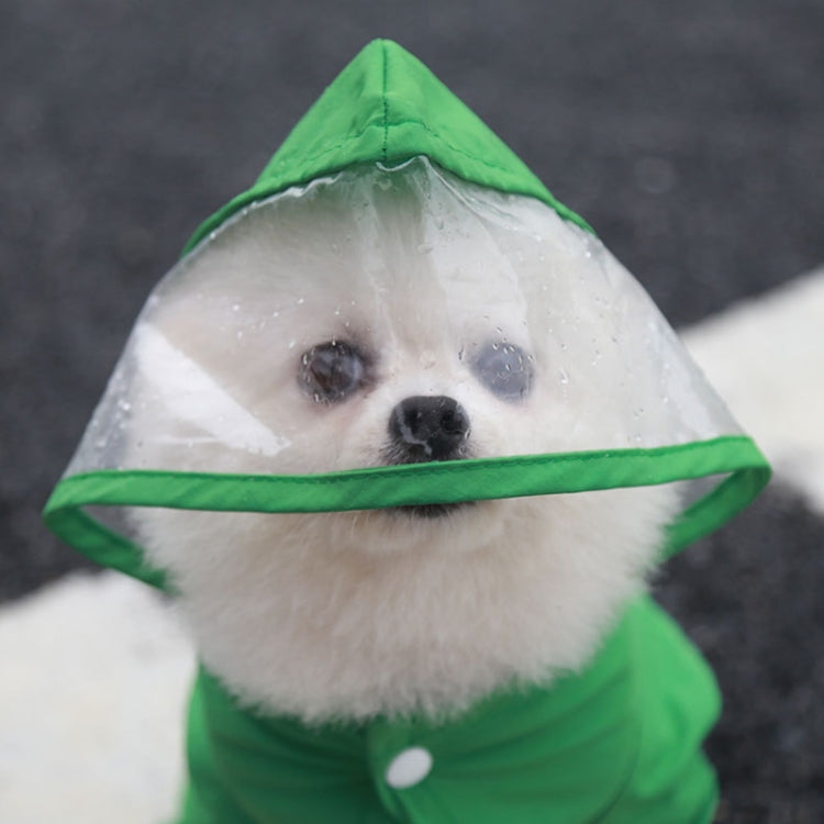 Chubasquero impermeable para exteriores de una sola pieza para mascotas con todo incluido, S, M, L, XL