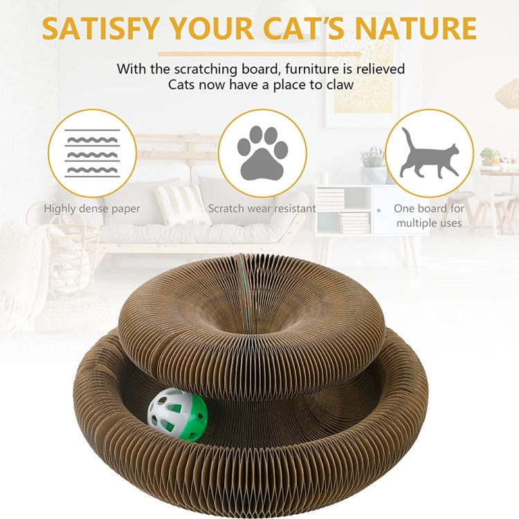 LM1012 Tablero rascador para gatos con órgano, juguetes para gatos con campana, Organ Shape