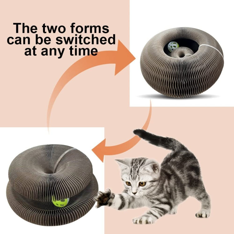 LM1012 Tablero rascador para gatos con órgano, juguetes para gatos con campana, Organ Shape