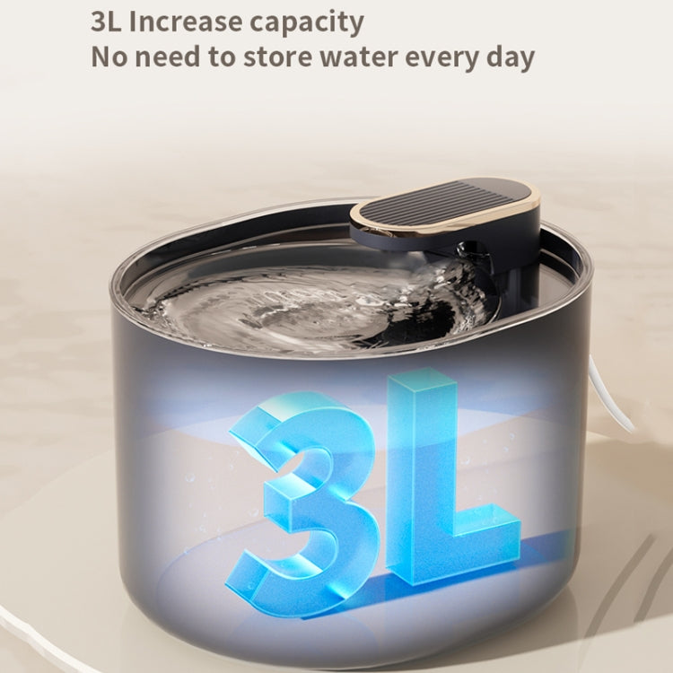 Dispensador de agua eléctrico para mascotas de 3L, fuente de agua automática para gatos, cuenco alimentador de agua silencioso, Upgrade Motor Blue, Upgrade Motor White, Blue Ordinary Motor Blue, Ordinary Motor White