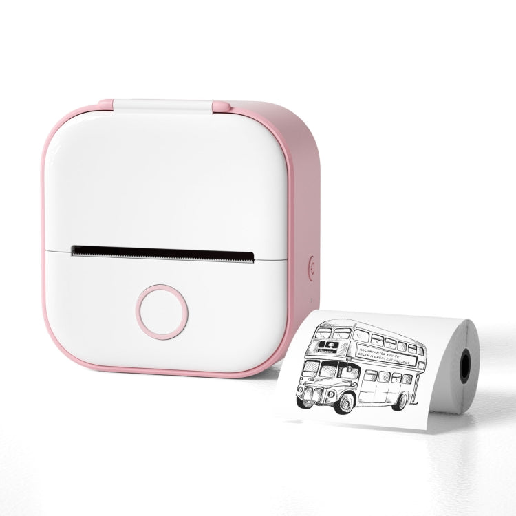 Phomemo T02 Error estándar Mini bolsillo pequeño portátil Bluetooth teléfono foto etiqueta impresora térmica, Standard