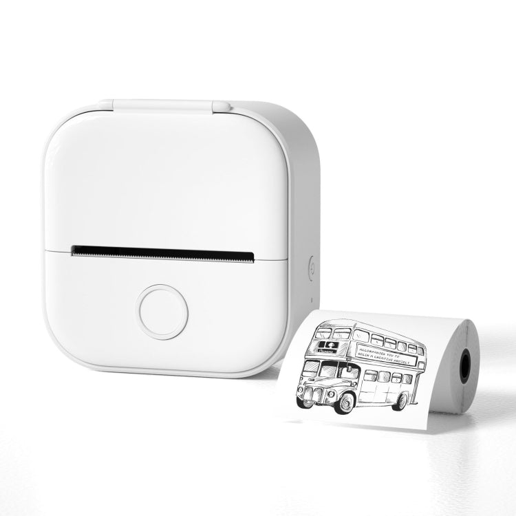 Phomemo T02 Error estándar Mini bolsillo pequeño portátil Bluetooth teléfono foto etiqueta impresora térmica, Standard