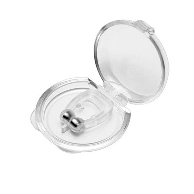 Dispositivo magnético antironquidos para dejar de roncar, Clip para la nariz, ayuda para dormir, protector de Apnea, 1pc