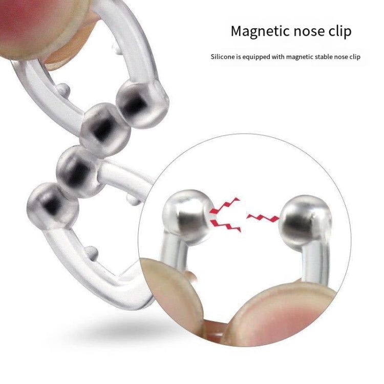 Dispositivo magnético antironquidos para dejar de roncar, Clip para la nariz, ayuda para dormir, protector de Apnea, 1pc