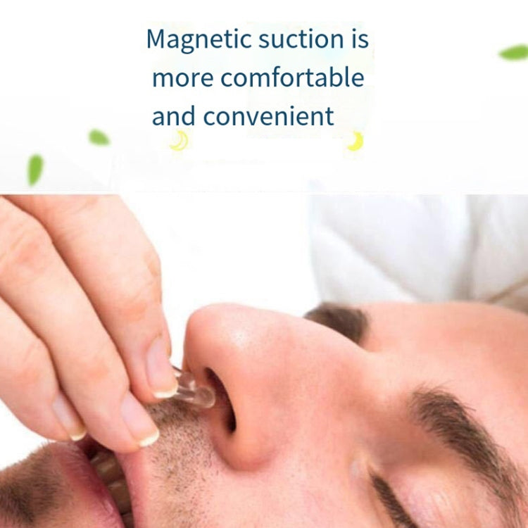 Dispositivo magnético antironquidos para dejar de roncar, Clip para la nariz, ayuda para dormir, protector de Apnea, 1pc