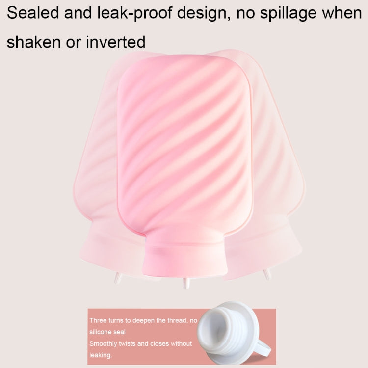 Bolsa de agua caliente a prueba de explosiones de PVC llena de agua de piel de conejo de imitación para compresas frías/calientes, Pink 500ml, Green 500ml, Blue 500ml, Pink 1000ml, Green 1000ml, Blue 1000ml