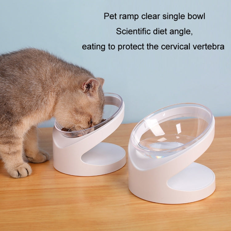 Cuenco inclinado para mascotas, protección de las vértebras cervicales, cuenco de comida para gatos