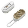 Peine eléctrico para mascotas, cepillo de aseo con vapor recargable para gatos, herramienta de limpieza, Handle White, Handle Coffee