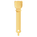Alimentador para gatos, exprimidor de tiras para gatos, merienda para mascotas, cuchara de alimentación de carne picada, Naranja, Verde, Beige