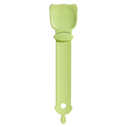 Alimentador para gatos, exprimidor de tiras para gatos, merienda para mascotas, cuchara de alimentación de carne picada, Naranja, Verde, Beige