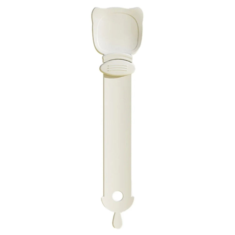 Alimentador para gatos, exprimidor de tiras para gatos, merienda para mascotas, cuchara de alimentación de carne picada, Naranja, Verde, Beige