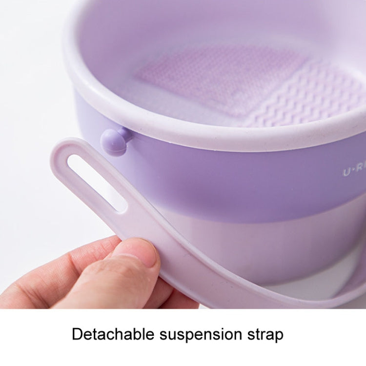 Herramienta de limpieza de huevos cosméticos de silicona estante de secado de almacenamiento de cuenco de limpieza de brochas de maquillaje