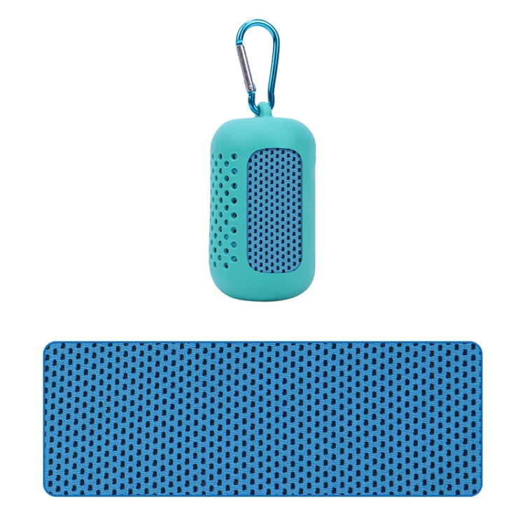 Juego de toallas deportivas, toalla portátil de secado rápido con sensación de frío y bolsa de almacenamiento con funda de silicona, 30x80cm, 30x90cm