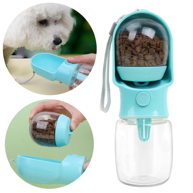 2 en 1 comedero para mascotas, botella de agua potable para perros, taza de agua portátil para pasear al aire libre, 500ml+180ml, 320ml+180ml