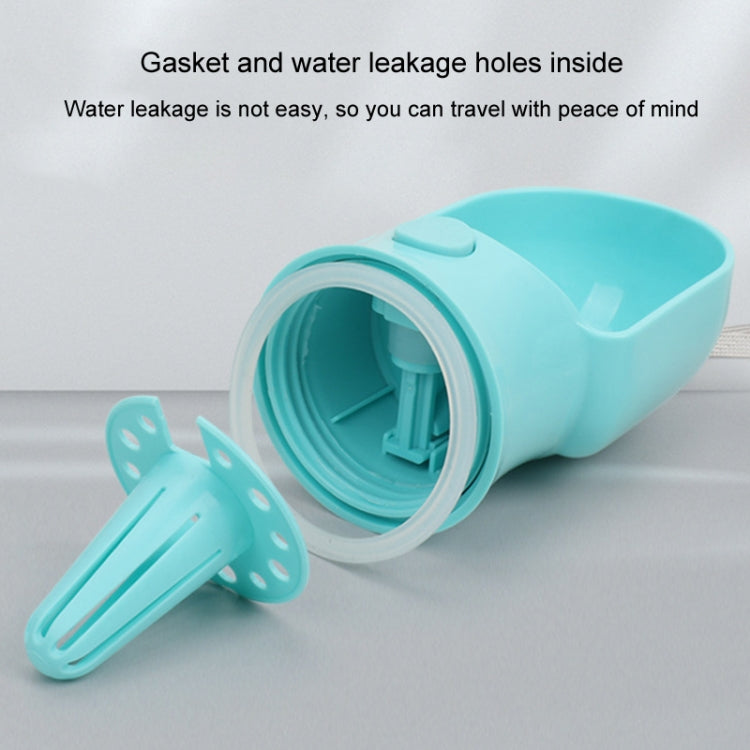 2 en 1 comedero para mascotas, botella de agua potable para perros, taza de agua portátil para pasear al aire libre, 500ml+180ml, 320ml+180ml
