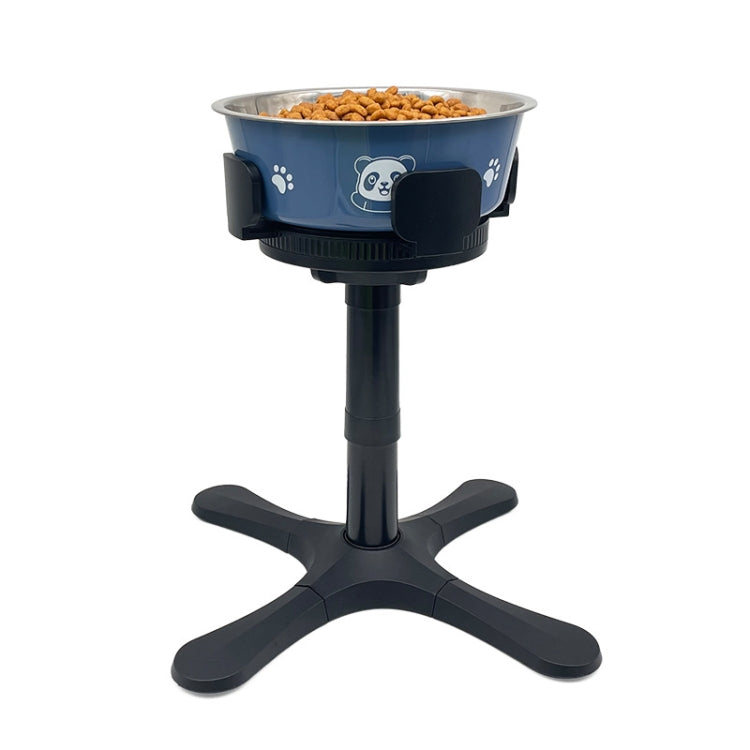Soporte elevador ajustable para comederos de perros medianos y grandes, Bracket 1pc, Bracket 2pcs, Bracket + Stainless Steel Bowl, Bracket + Blue Stainless Steel Bowl