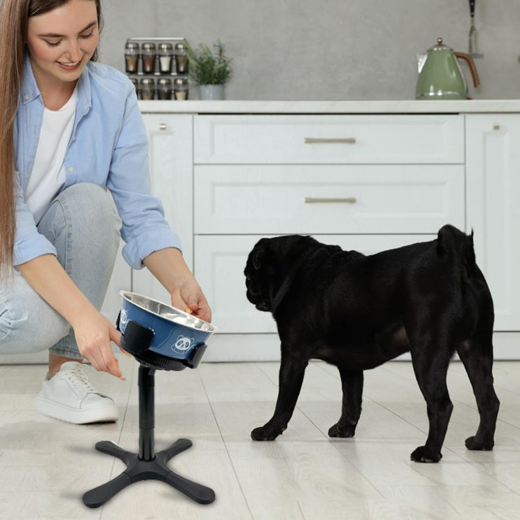 Soporte elevador ajustable para comederos de perros medianos y grandes, Bracket 1pc, Bracket 2pcs, Bracket + Stainless Steel Bowl, Bracket + Blue Stainless Steel Bowl