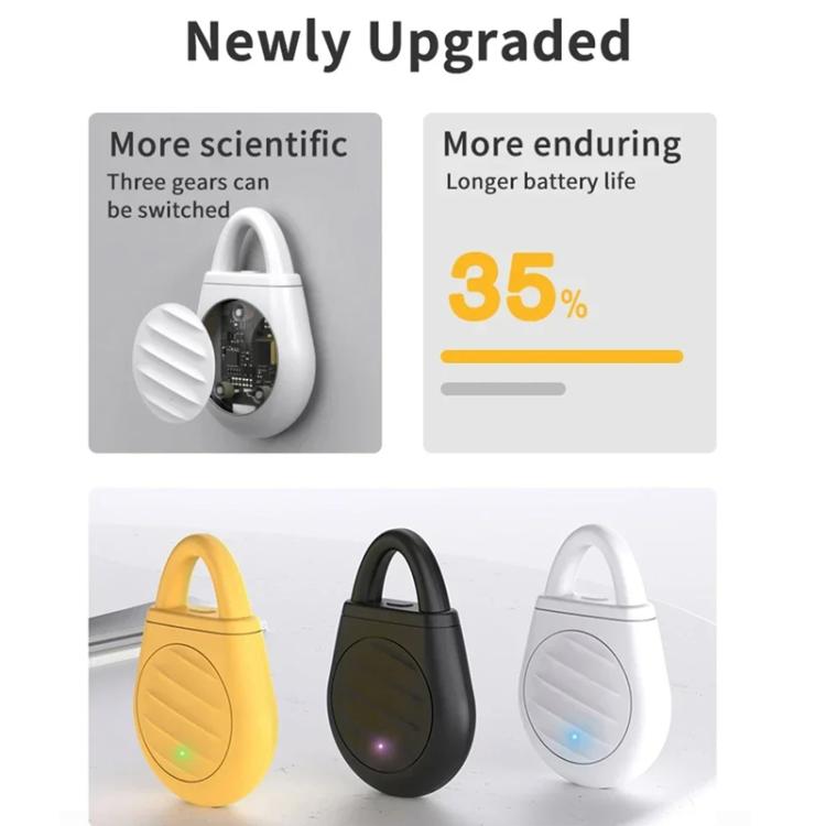 Repelente ultrasónico de aves recargable con 3 modos (34 Hz-70 kHz) para exteriores, ideal para jardín o balcón.
