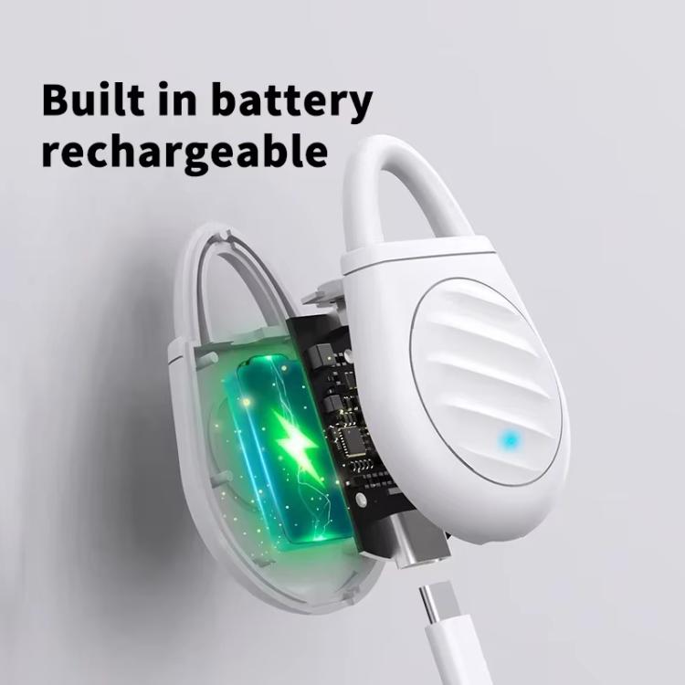 Repelente ultrasónico de aves recargable con 3 modos (34 Hz-70 kHz) para exteriores, ideal para jardín o balcón.