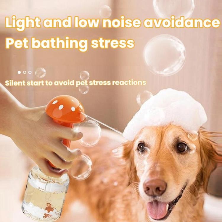 Baño eléctrico para mascotas con burbujas de limpieza y belleza