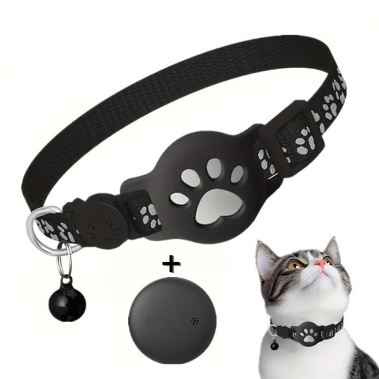 Collar rastreador para gatos con localizador GPS S10, Compatible with Apple Find My, Compatible with Google Find My, Dual System for iOS & Android