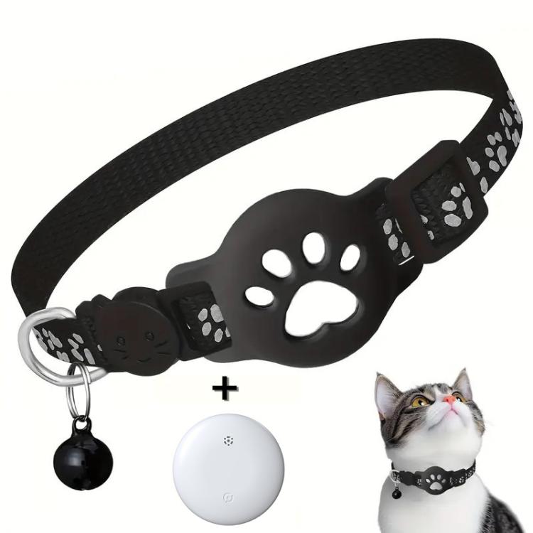 Collar rastreador para gatos con localizador GPS S10, Compatible with Apple Find My, Compatible with Google Find My, Dual System for iOS & Android