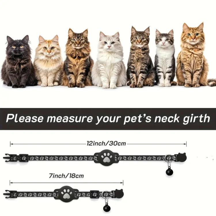 Collar rastreador para gatos con localizador GPS S10, Compatible with Apple Find My, Compatible with Google Find My, Dual System for iOS & Android