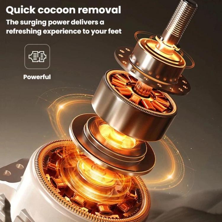 Lima eléctrica para pies totalmente automática, recargable, removedor de callos y piel muerta para uso doméstico, limpiador de pies portátil.