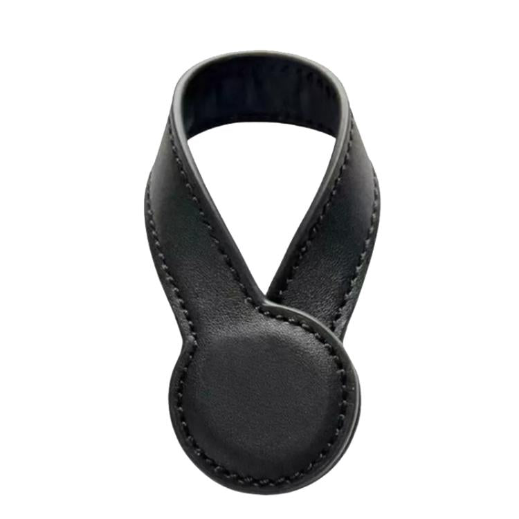 Clip magnético de cuero multiusos para sombreros, soporte redondo de almacenamiento de cuero