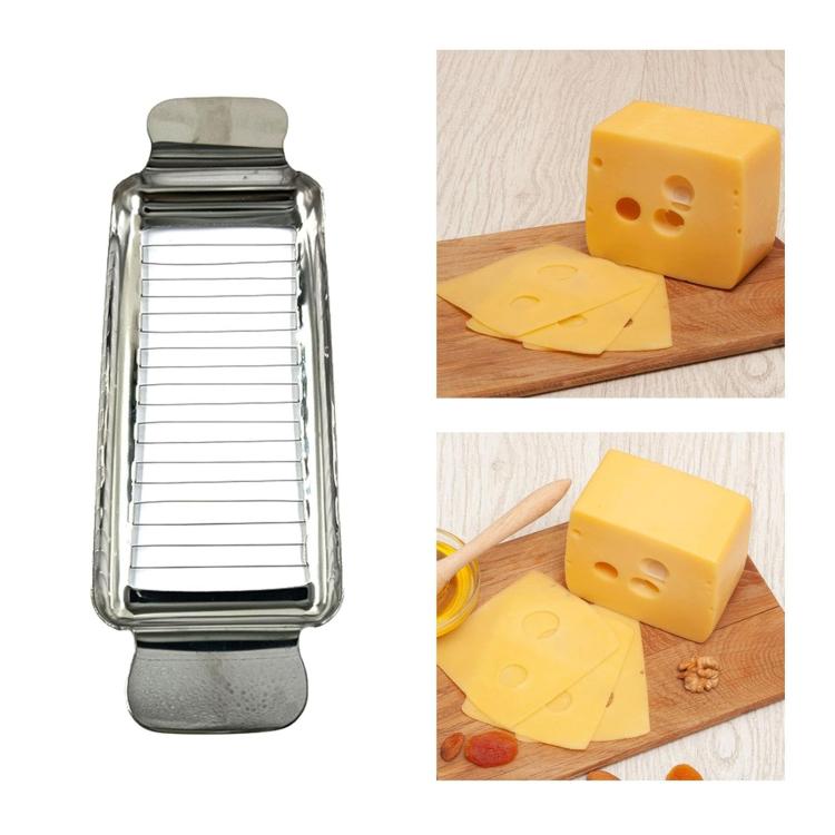 Cortador de queso y mantequilla/foie gras de aluminio fundido a presión y acero inoxidable LsCook, Non-stick, Polished, 430