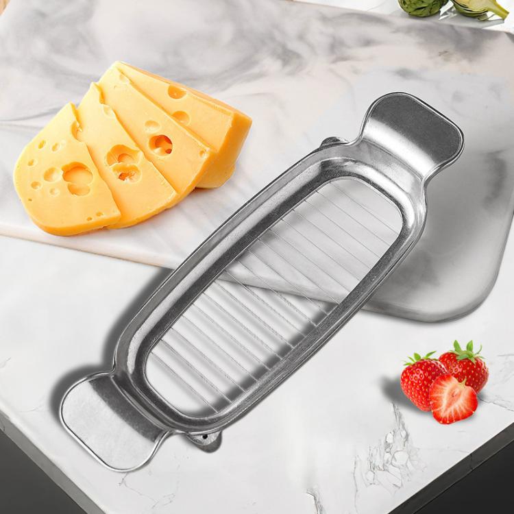 Cortador de queso y mantequilla/foie gras de aluminio fundido a presión y acero inoxidable LsCook, Non-stick, Polished, 430