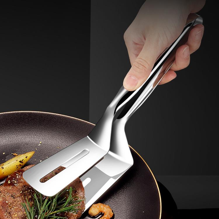 Pinzas para alimentos LsCook de acero inoxidable 304 para cocina doméstica, pinzas para filetes gruesos