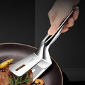 Pinzas para alimentos LsCook de acero inoxidable 304 para cocina doméstica, pinzas para filetes gruesos