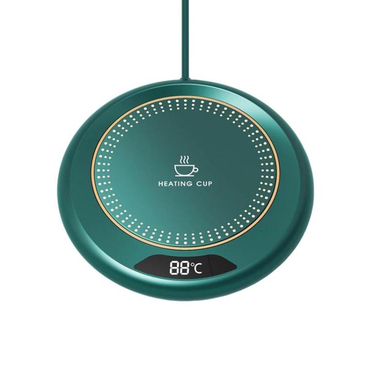 Posavasos inteligente con calefacción automática y conexión USB. Calentador de tazas.