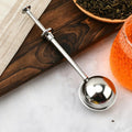 Colador de té redondo telescópico de acero inoxidable 304.