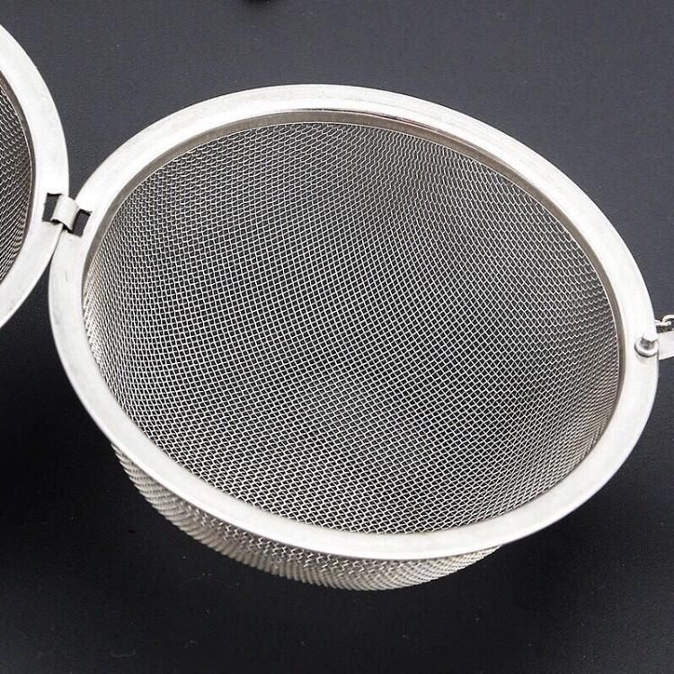 Colador de té de acero inoxidable 304 con bola para especias, Medium