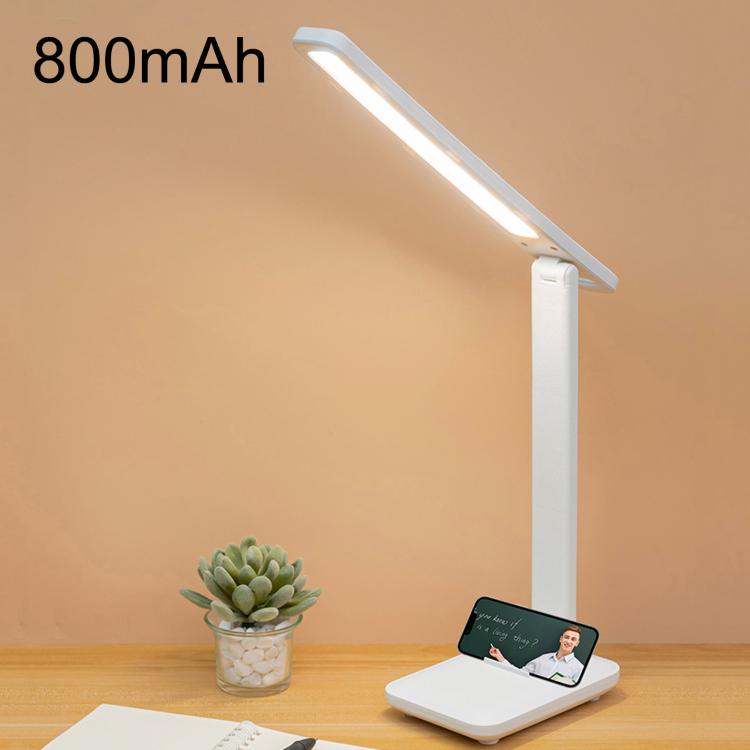 Lámpara de escritorio plegable LED Xiajule de tres temperaturas de color para el cuidado de la vista, luz de lectura regulable sin escalonamientos USB para dormitorio o residencia estudiantil., Plug-in, Rechargeable 500mAh, Rechargeable 800mAh         ...