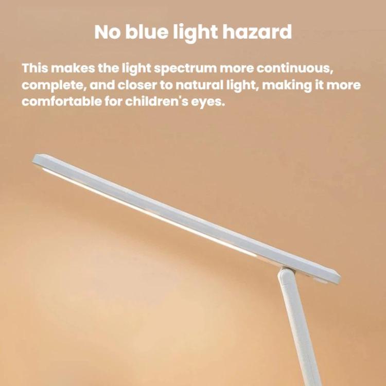 Lámpara de escritorio plegable LED Xiajule de tres temperaturas de color para el cuidado de la vista, luz de lectura regulable sin escalonamientos USB para dormitorio o residencia estudiantil., Plug-in, Rechargeable 500mAh, Rechargeable 800mAh         ...