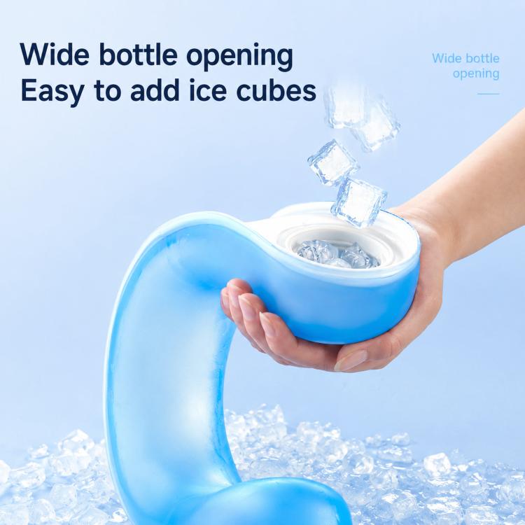 Envoltura refrescante para el cuello reutilizable de PVC suave, bolsa de hielo para el cuello recargable, collar frío manos libres para alivio instantáneo