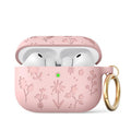Funda de silicona con grabado floral AhaStyle WG186 para AirPods Pro 3