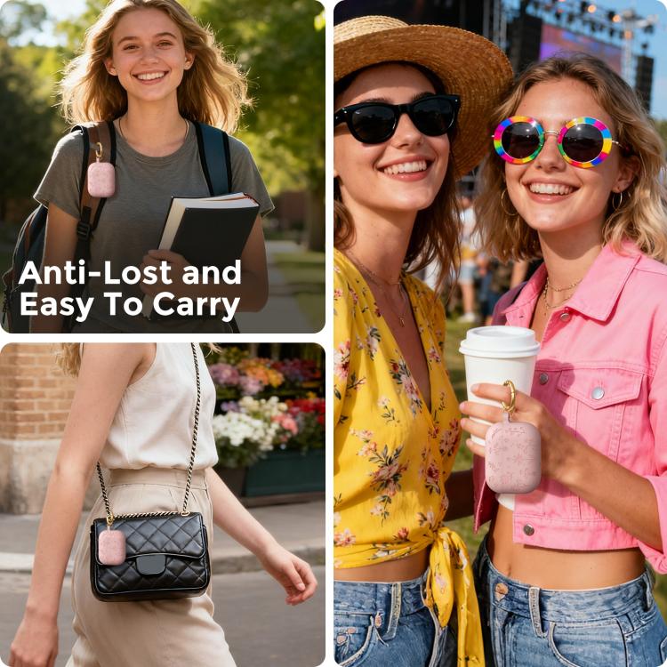 Funda de silicona con grabado floral AhaStyle WG186 para AirPods Pro 3
