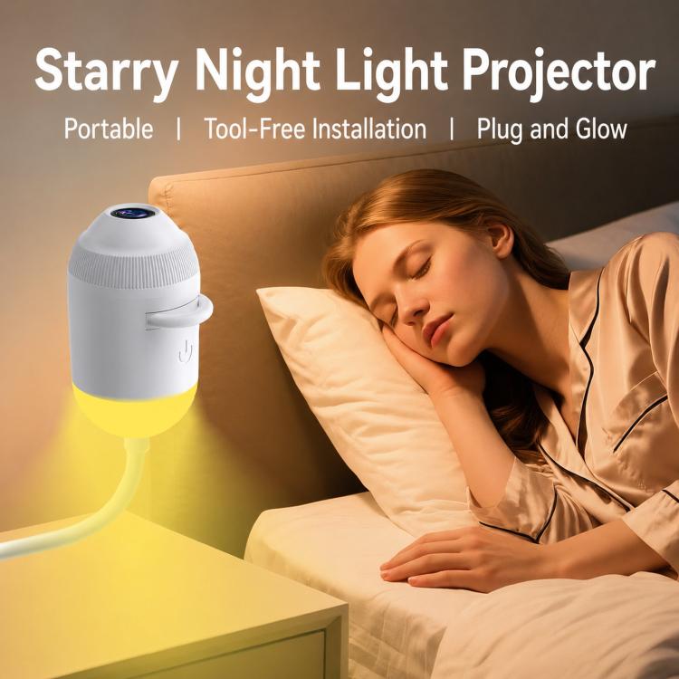 Lámpara de planetario LED con proyector de estrellas USB y luz nocturna con enfoque ajustable., With 3 Lenses, With 6 Lenses