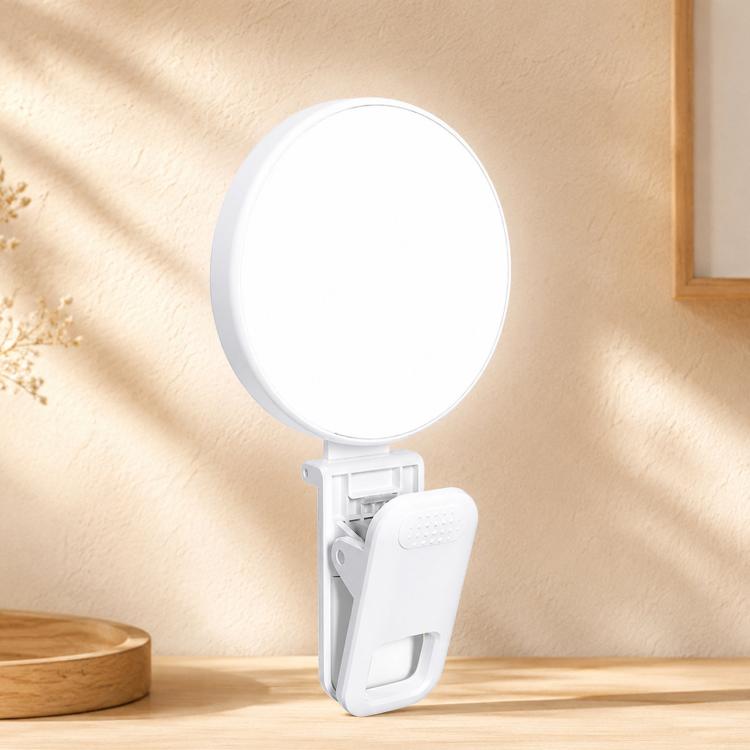 Luz de bolsillo recargable M81 con clip para teléfono, ideal para vídeos, vlogs y selfies., Three Color Temperatures, Three Color Temperatures+Full RGB Color