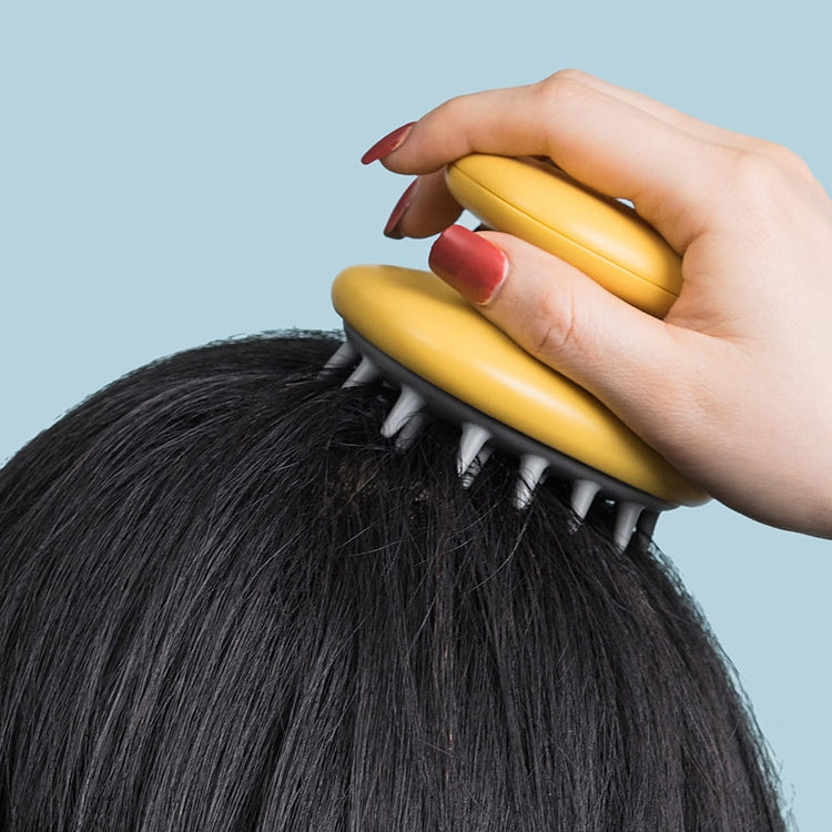 Peine de champú para el hogar, peine de masaje de silicona, cepillo de pelo portátil para la caspa