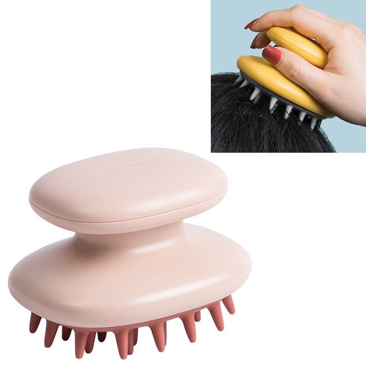 Peine de champú para el hogar, peine de masaje de silicona, cepillo de pelo portátil para la caspa