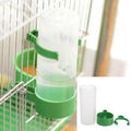10 Uds equipo práctico de alimentación de pájaros bebedero para pájaros y loros alimentador de riego con Clip, S, L